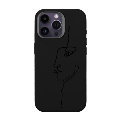 FACE-iPhone 14 Pro Max Leather Premium Kılıf MagSafe Özellikli