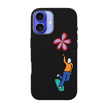 SKATEBOARDER-iPhone 16 Plus Leather Premium Kılıf MagSafe Özellikli