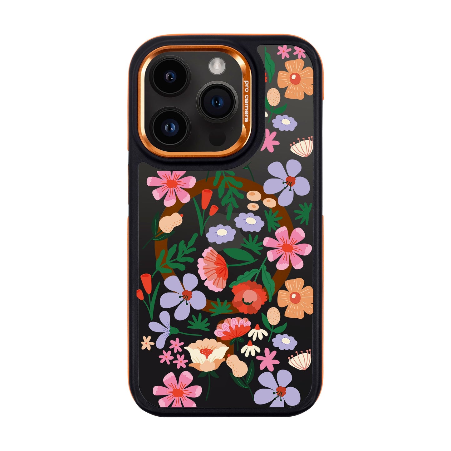 GRACIOUS-iPhone 14 Pro Dark Kılıf MagSafe Özellikli