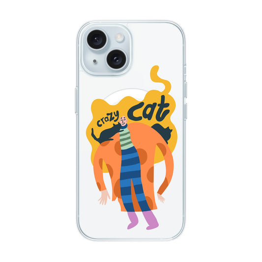 CRAZY CAT-iPhone 15 Solid Kılıf MagSafe Özellikli