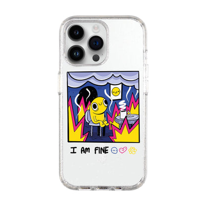 I AM FINE-iPhone 14 Pro Max Shiny Kılıf MagSafe Özellikli