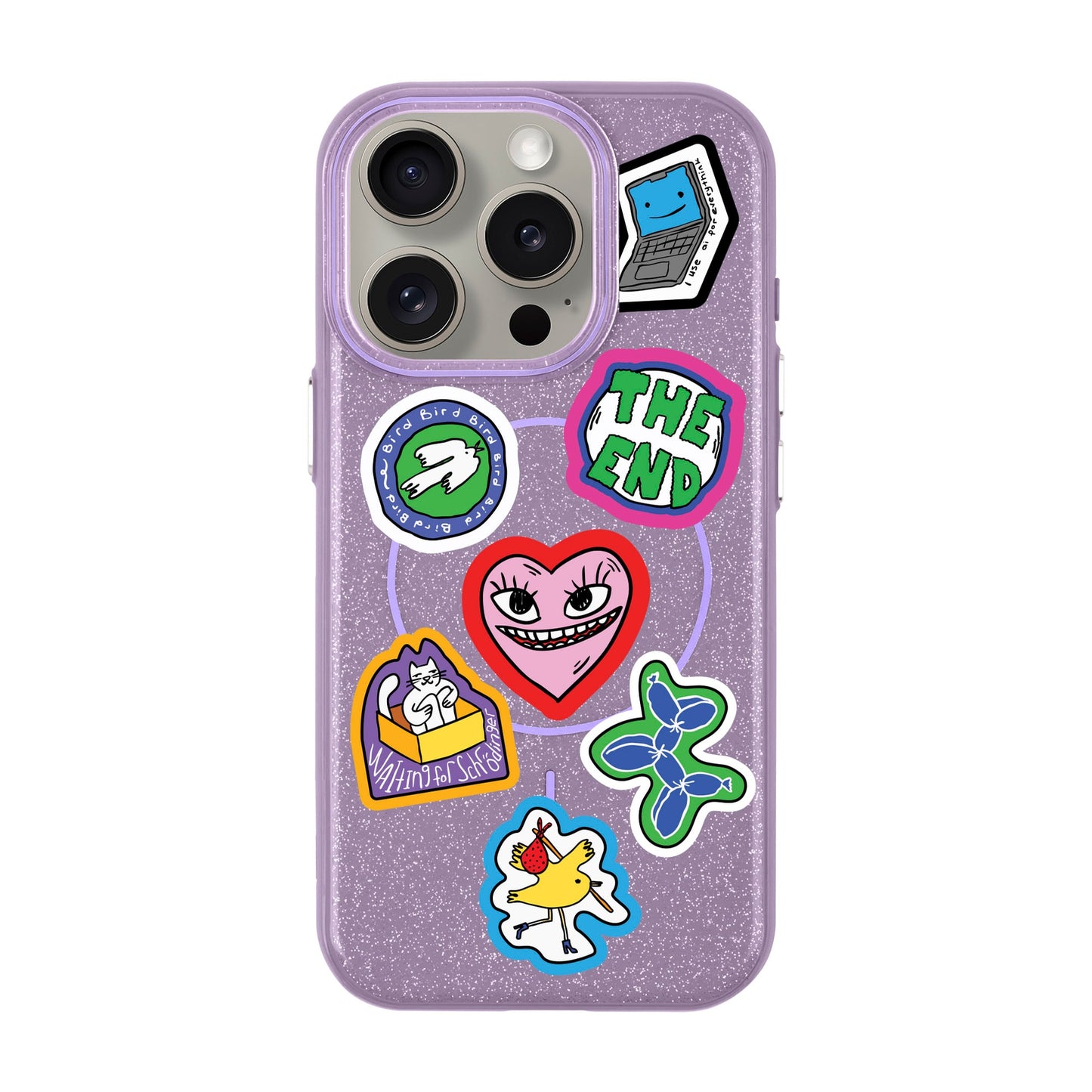 TŌTEN STICKERZ-Radiant Kılıf MagSafe Özellikli - iPhone 15 Pro