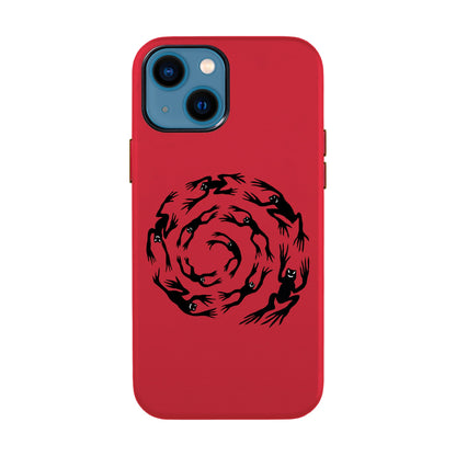SWIRLING FROG-iPhone 13 Mini Leather Kılıf