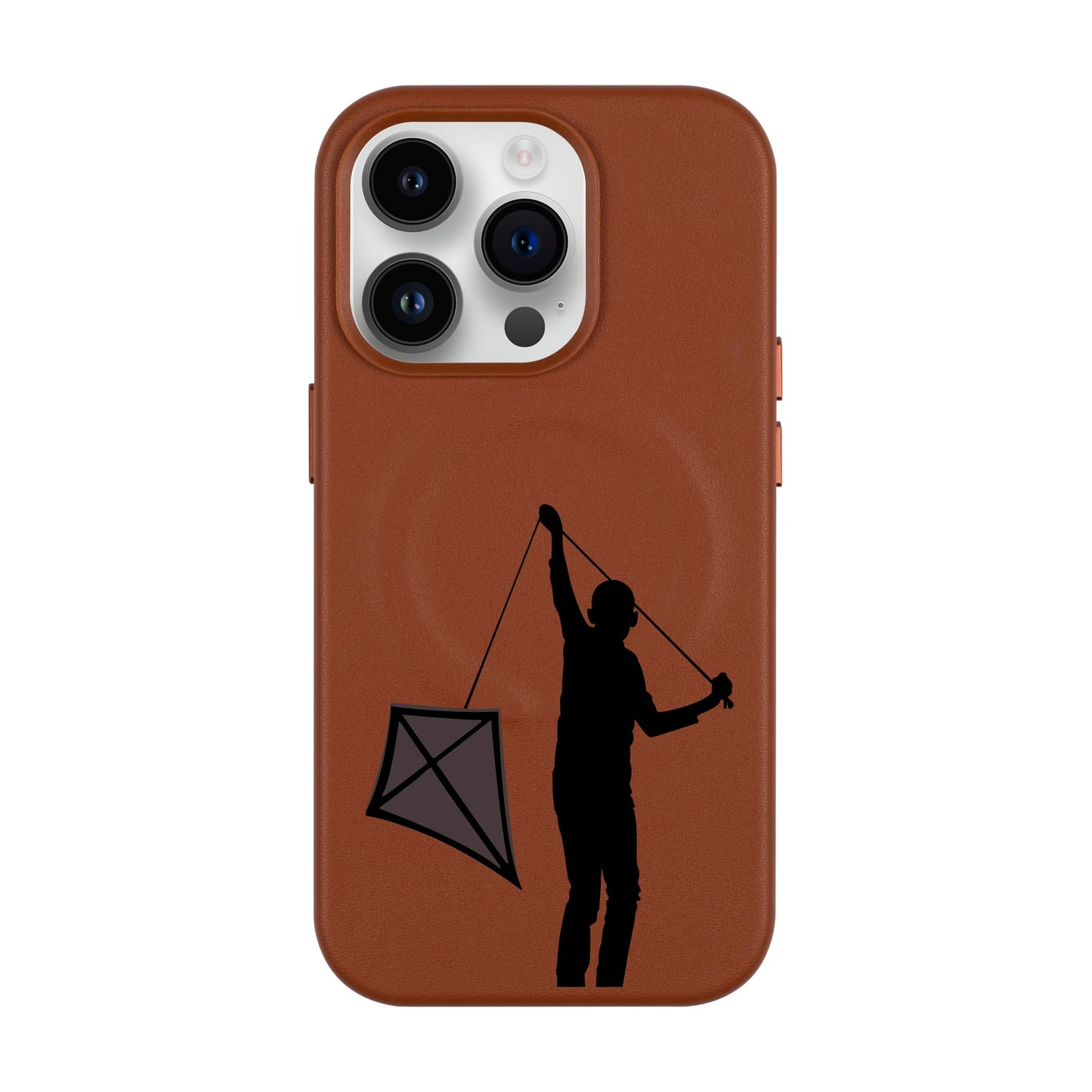 KITE-Leather Kılıf MagSafe Özellikli - iPhone 14 Pro