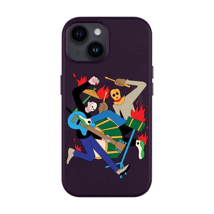 MONSTER MASH-Leather Kılıf MagSafe Özellikli - iPhone 13