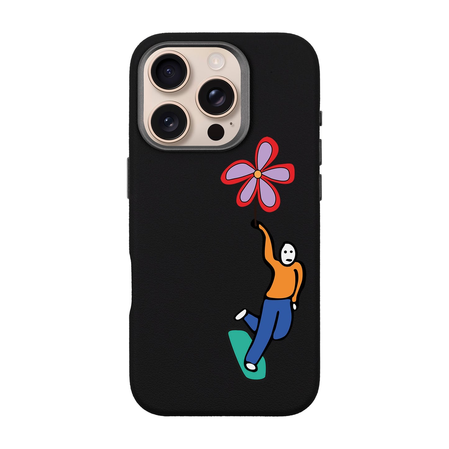 SKATEBOARDER-iPhone 16 Pro Leather Premium Kılıf MagSafe Özellikli