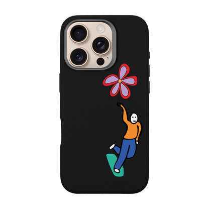 SKATEBOARDER-iPhone 16 Pro Leather Premium Kılıf MagSafe Özellikli