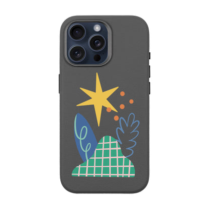 LITTLE NATURE-iPhone 15 Pro Max Leather Premium Kılıf MagSafe Özellikli