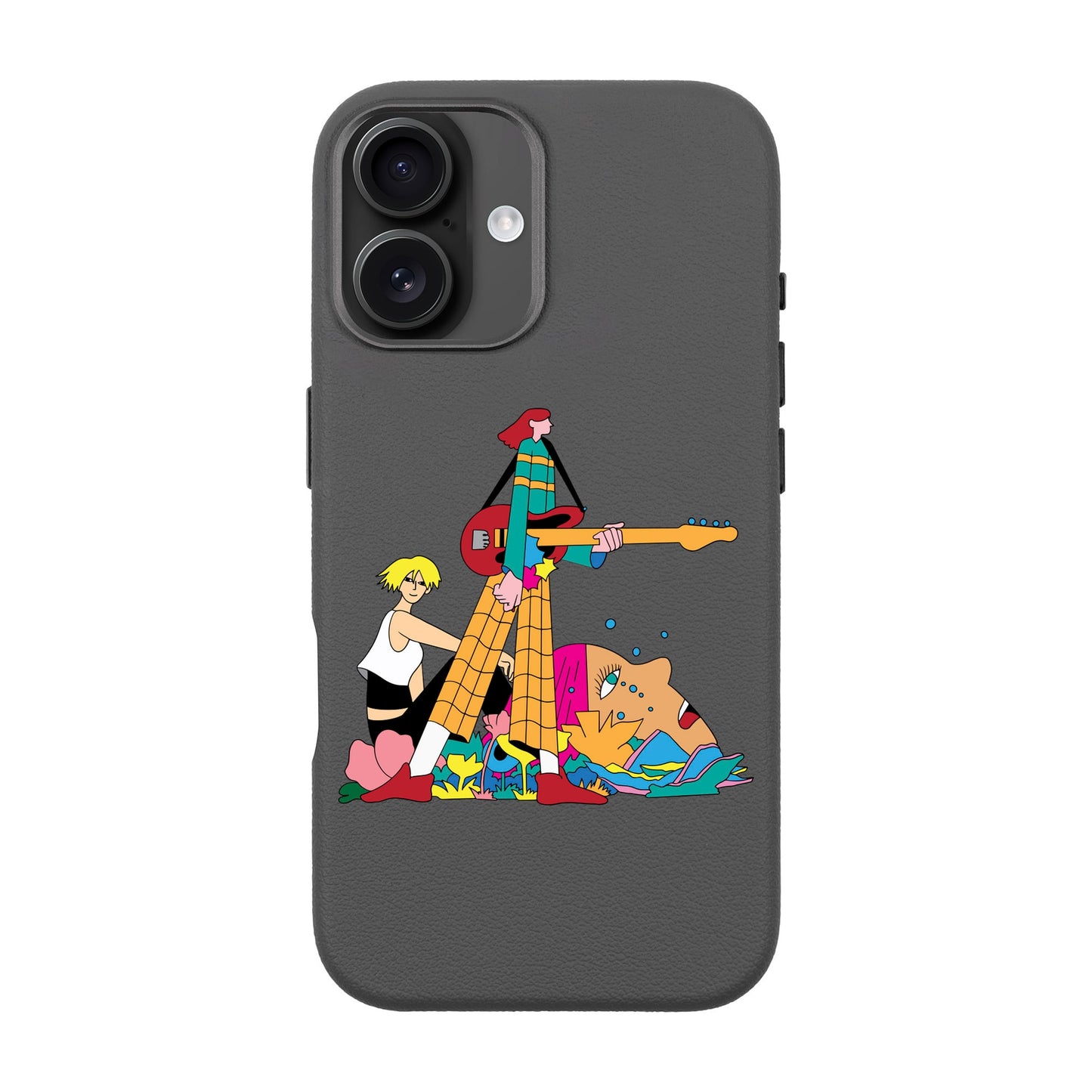 HER BAND-iPhone 16 Plus Leather Premium Kılıf MagSafe Özellikli