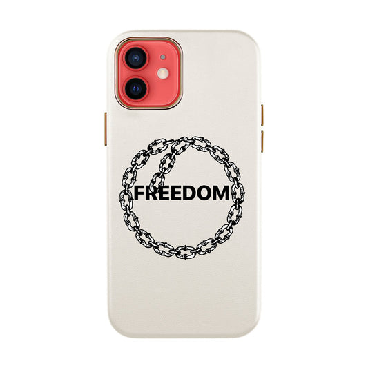 FREEDOM-iPhone 12 Pro Max Leather Kılıf