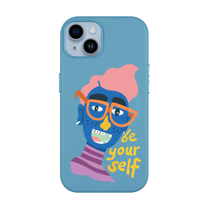BE YOUR SELF-iPhone 14 Plus Leather Kılıf MagSafe Özellikli