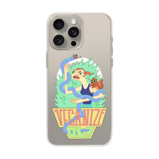 VEGANİZE-iPhone 15 Pro Max Solid Kılıf MagSafe Özellikli