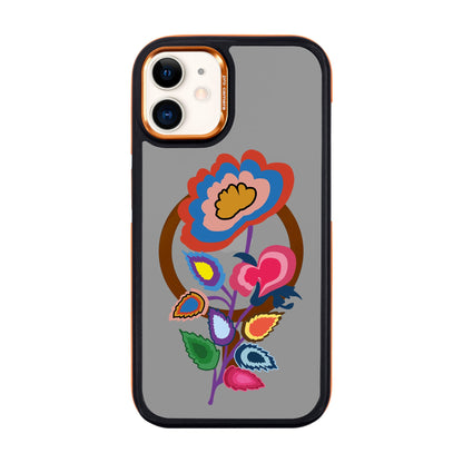 KNITTED FLOWER-iPhone 11 Dark Kılıf MagSafe Özellikli