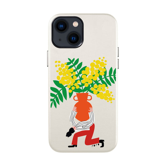 VASE-iPhone 14 Leather Kılıf