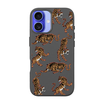 TIGER-iPhone 16 Leather Premium Kılıf MagSafe Özellikli