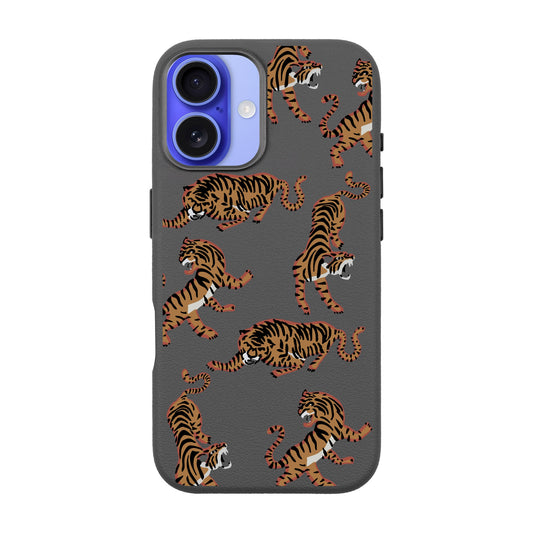 TIGER-iPhone 16 Leather Premium Kılıf MagSafe Özellikli