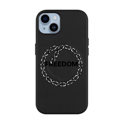 FREEDOM-iPhone 14 Plus Leather Kılıf MagSafe Özellikli