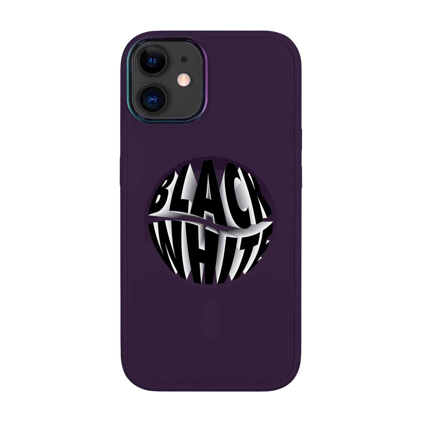 BLACK WHITE-Vigor Kılıf MagSafe Özellikli - iPhone 11