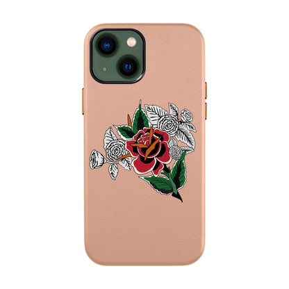 DRY ROSE-iPhone 13 Leather Kılıf