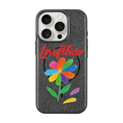LOVE FLOWER-iPhone 15 Pro Radiant Kılıf MagSafe Özellikli