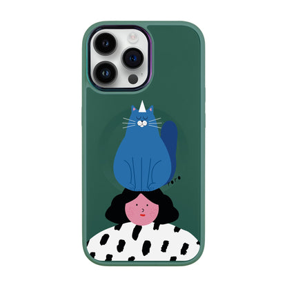 NAUGHTY CAT-iPhone 14 Pro Max Vigor Kılıf MagSafe Özellikli