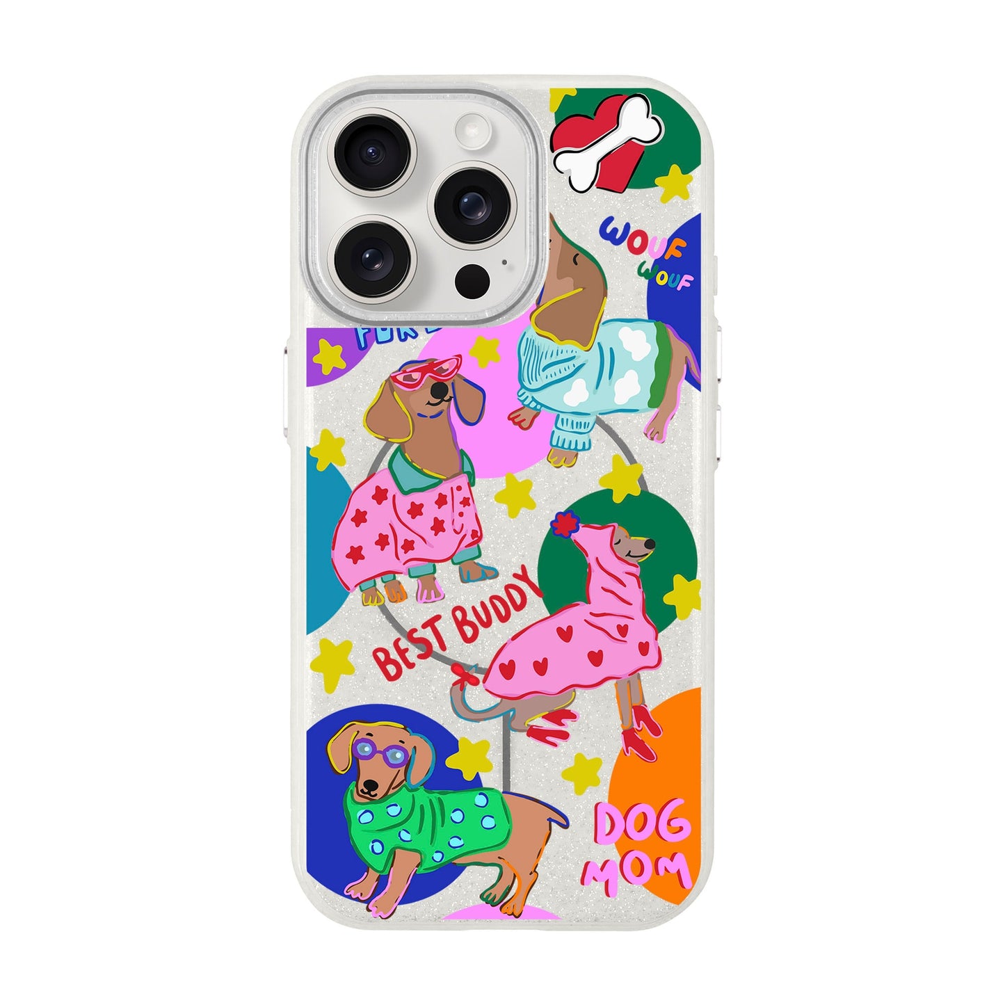 DOG MOM-iPhone 15 Pro Max Radiant Kılıf MagSafe Özellikli