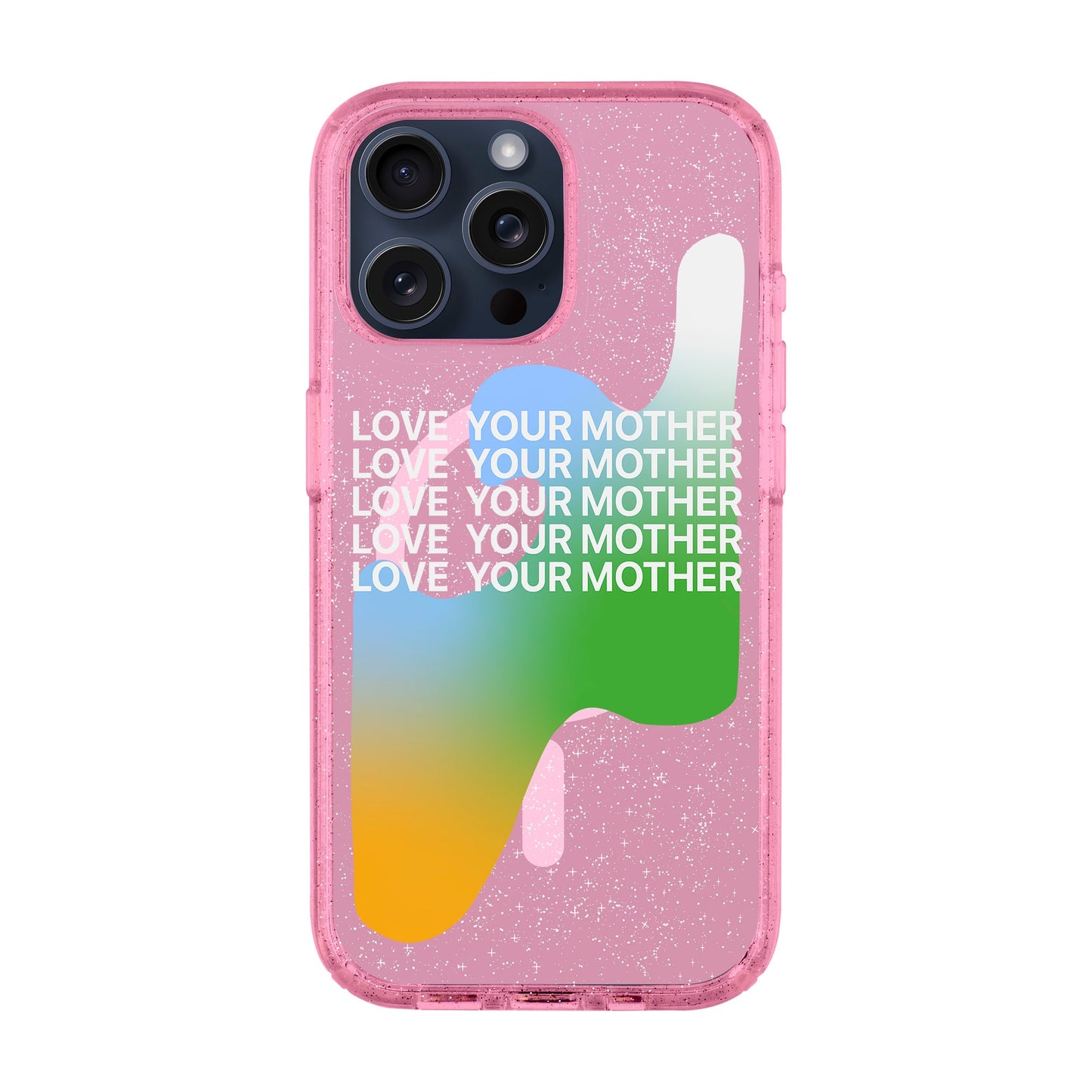 LOVE YOUR MOTHER-iPhone 15 Pro Max Shiny Kılıf MagSafe Özellikli