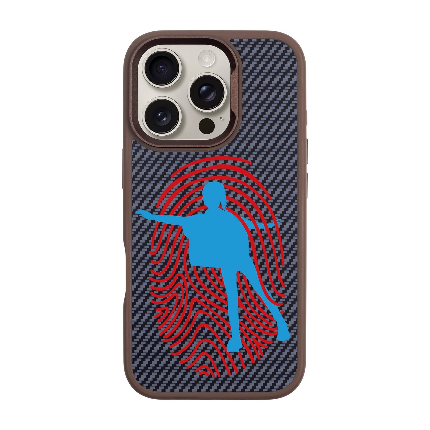FINGERMARK-iPhone 16 Pro Plaid Kılıf MagSafe Özellikli