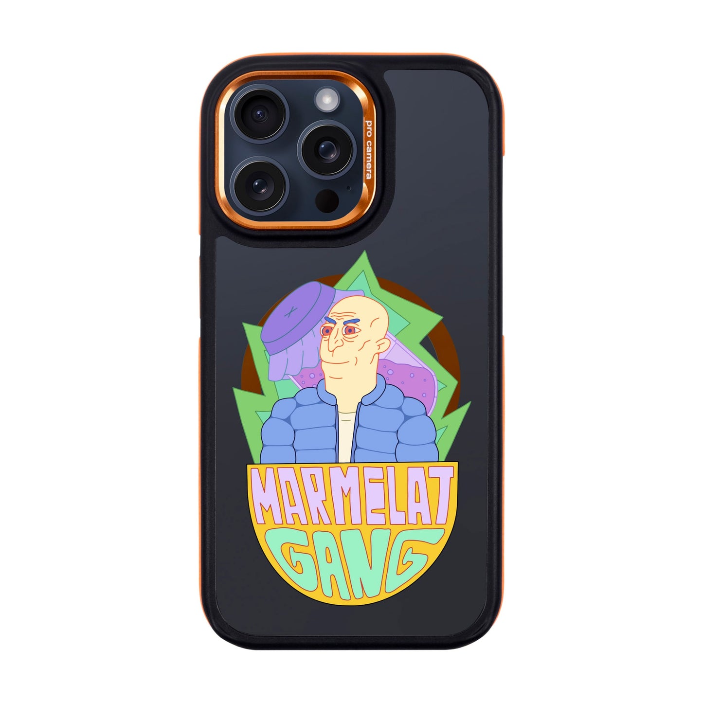 MARMELAT GANG-iPhone 15 Pro Max Dark Kılıf MagSafe Özellikli