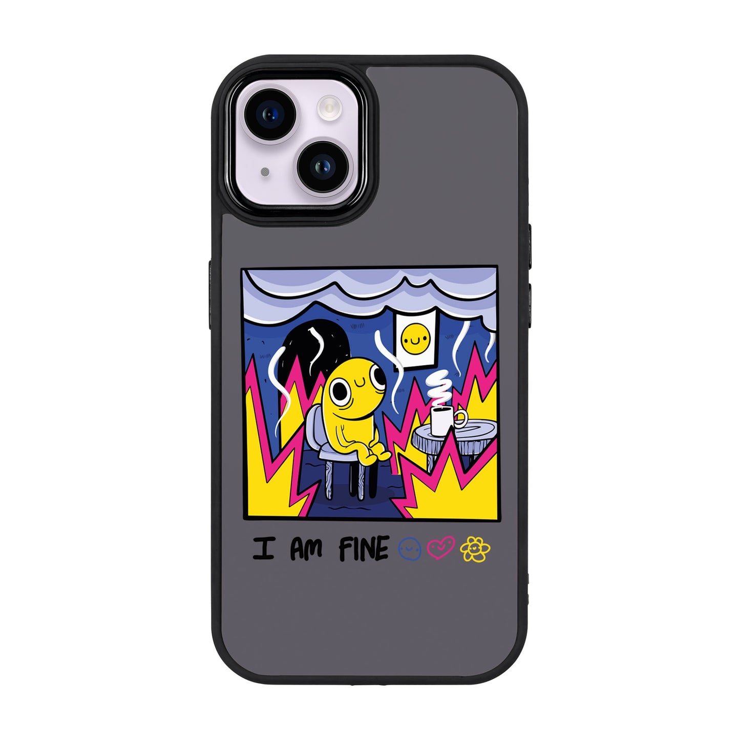 I AM FINE-iPhone 14 Plus Proof Kılıf