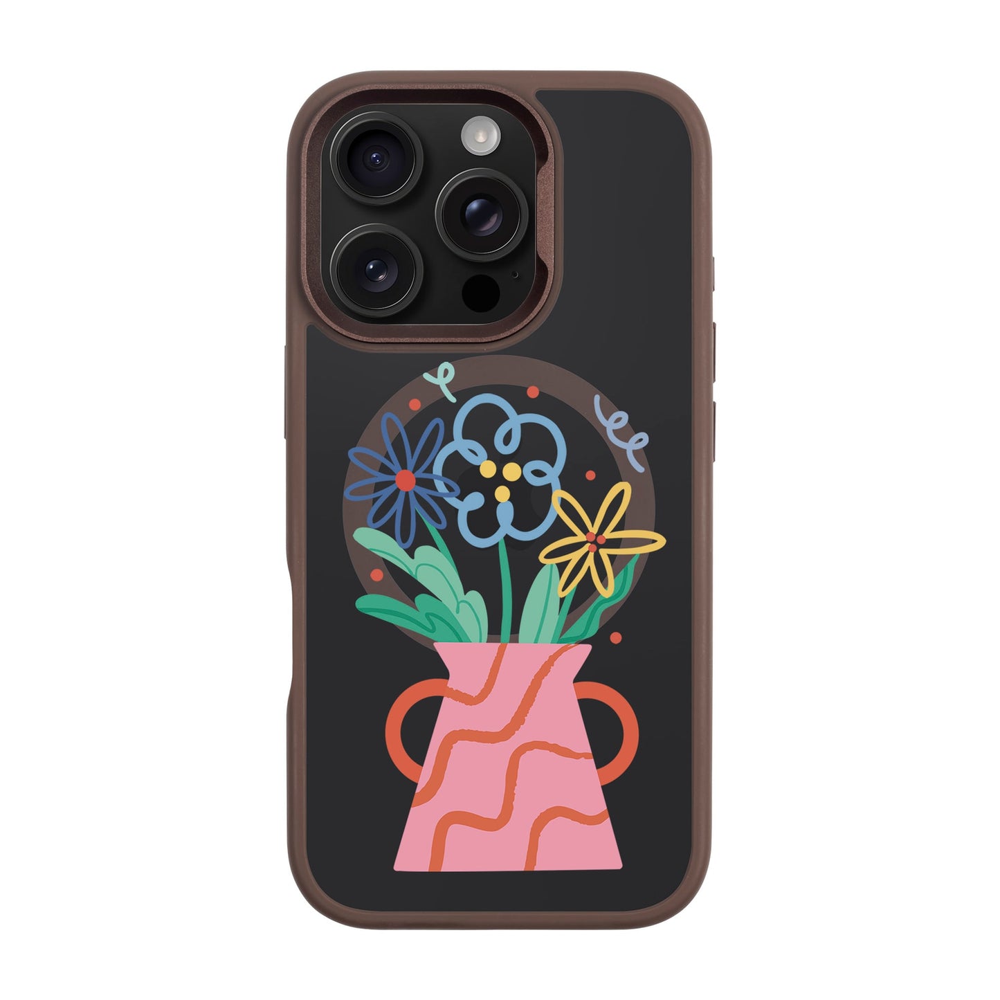 PINK VASE-iPhone 16 Pro Rise Kılıf MagSafe Özellikli