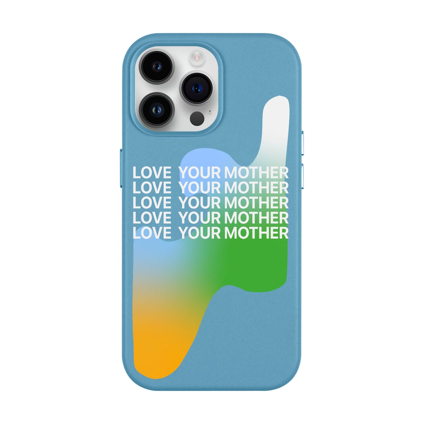 LOVE YOUR MOTHER-iPhone 14 Pro Max Leather Kılıf MagSafe Özellikli