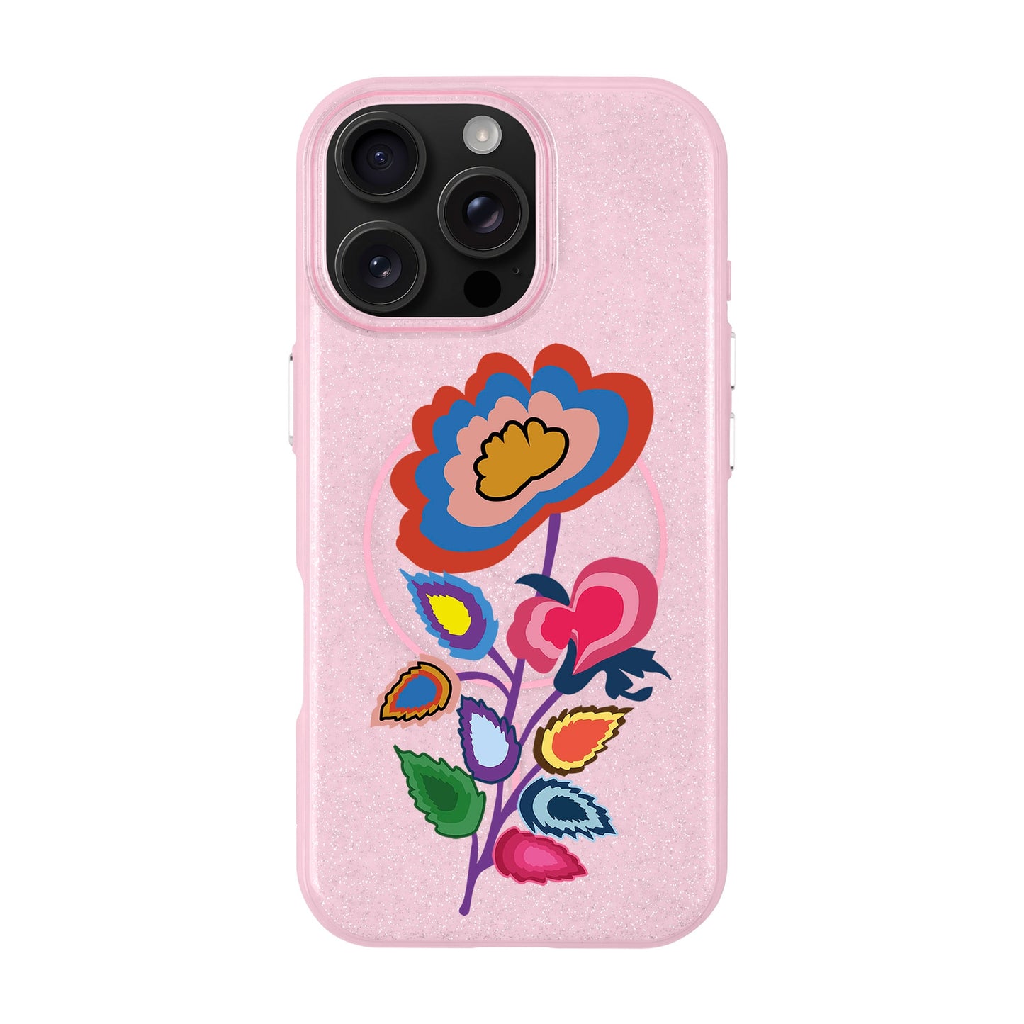 KNITTED FLOWER-iPhone 16 Pro Max Radiant Kılıf MagSafe Özellikli