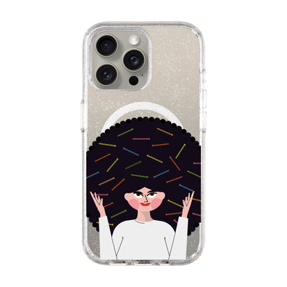 TISSERAND DE LA GRAVITÉ-iPhone 15 Pro Max Shiny Kılıf MagSafe Özellikli