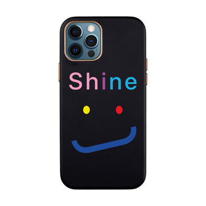SHINE-iPhone Xs Max Leather Kılıf