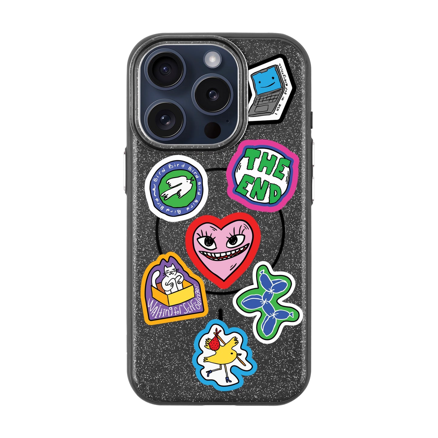 TŌTEN STICKERZ-Radiant Kılıf MagSafe Özellikli - iPhone 15 Pro
