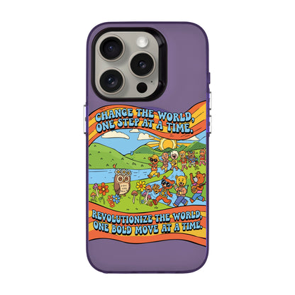 CHANGE THE WORLD-Hold Kılıf MagSafe Özellikli - iPhone 15 Pro