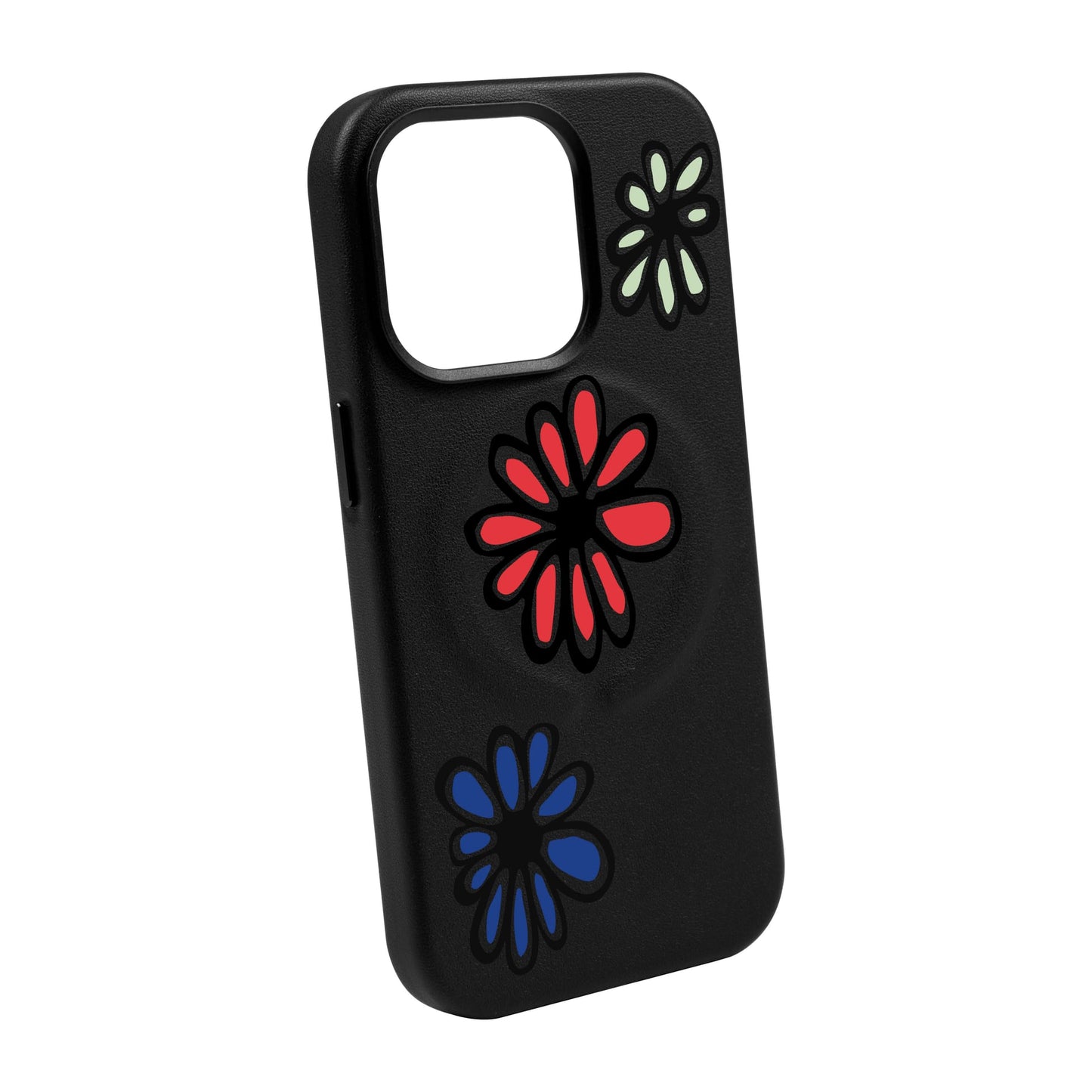 FLORIST-iPhone 14 Pro Max Leather Kılıf MagSafe Özellikli