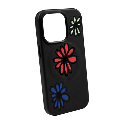 FLORIST-iPhone 14 Pro Max Leather Kılıf MagSafe Özellikli