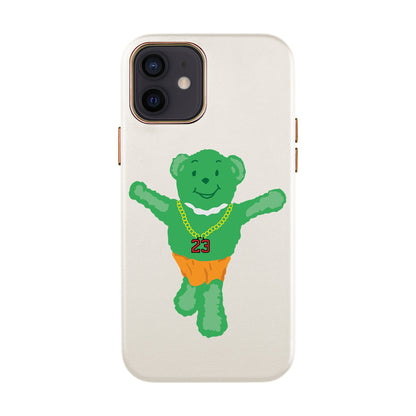 GREEN BEAR-iPhone XR Leather Kılıf