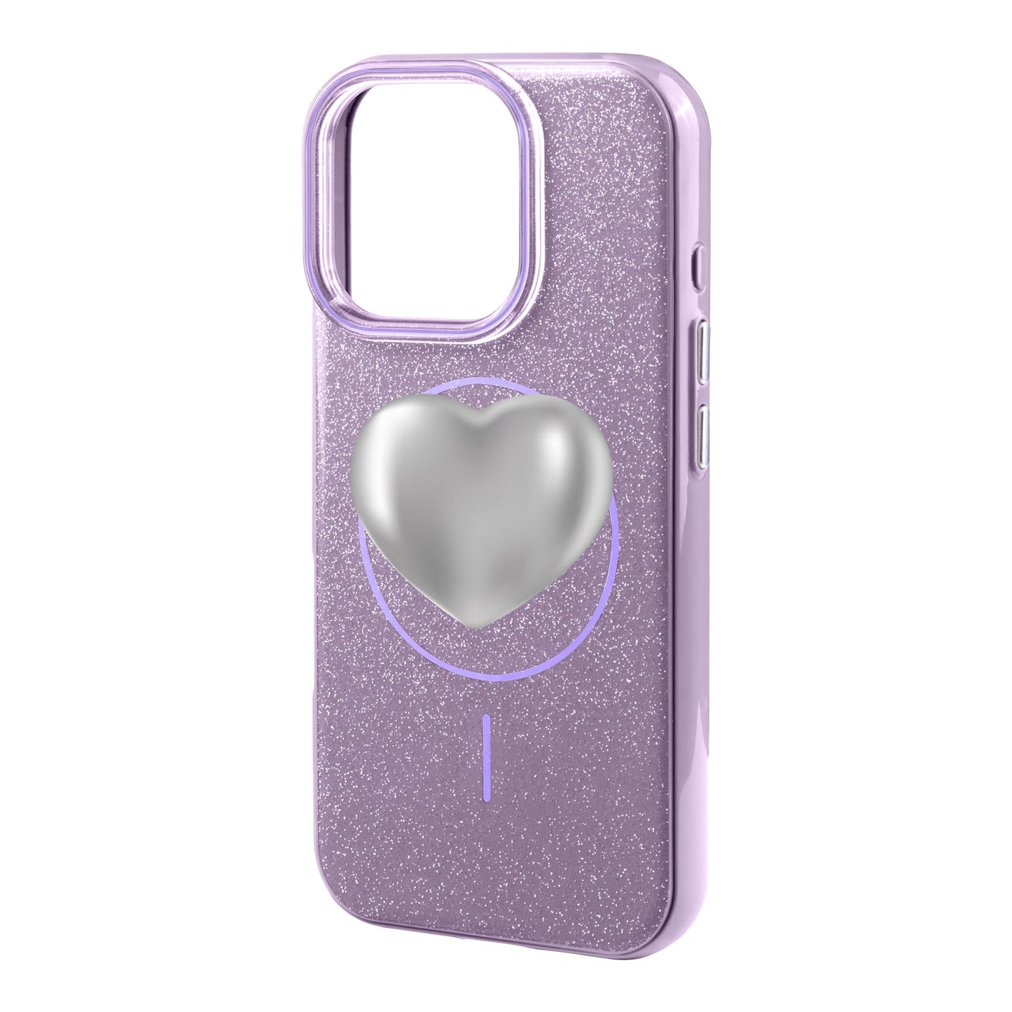 SILVER HEART-iPhone 16 Plus Radiant Kılıf MagSafe Özellikli