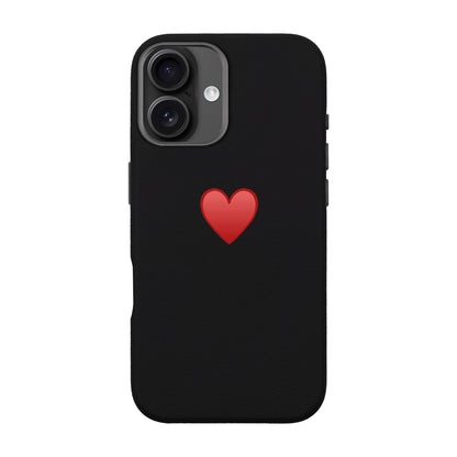 SPREAD HEART-iPhone 16 Leather Premium Kılıf MagSafe Özellikli