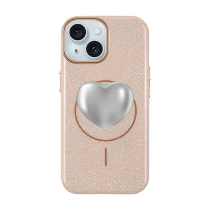SILVER HEART-iPhone 15 Plus Radiant Kılıf MagSafe Özellikli