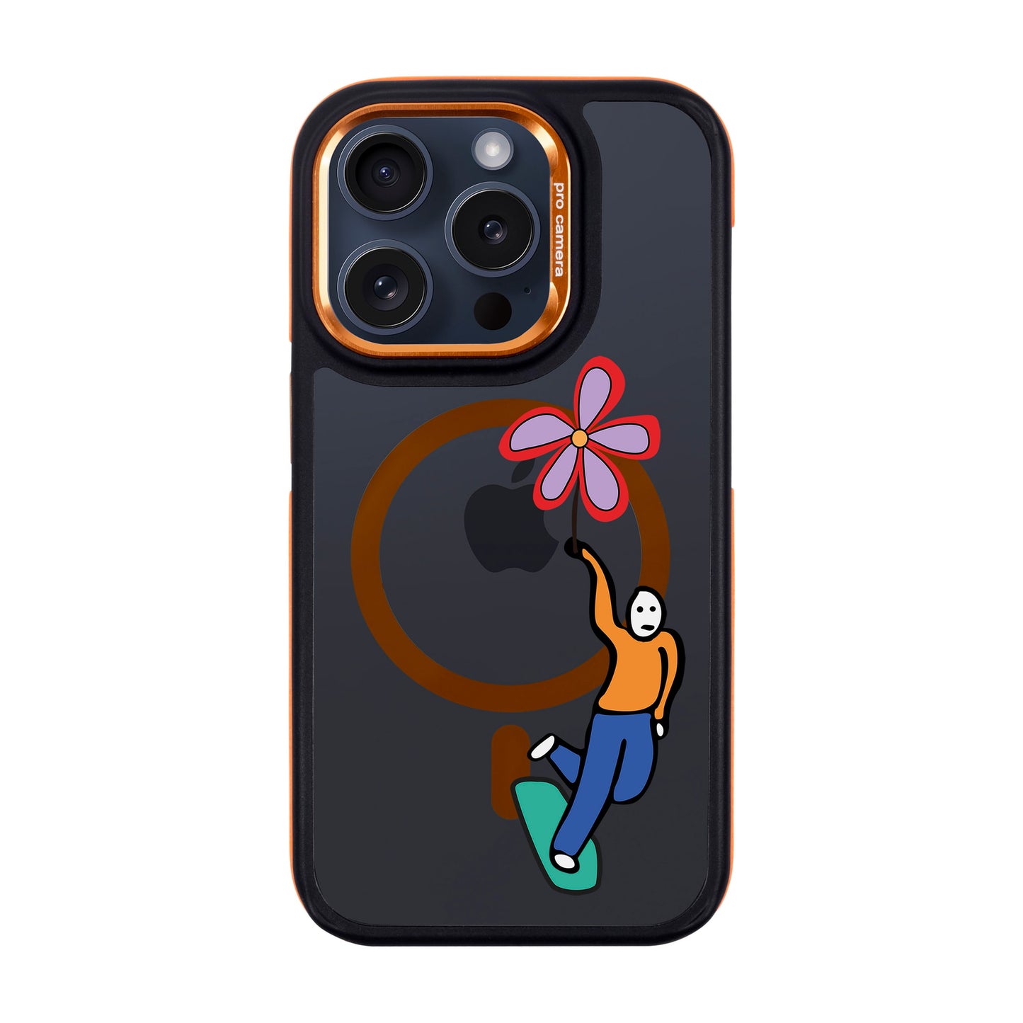 SKATEBOARDER-iPhone 15 Pro Dark Kılıf MagSafe Özellikli