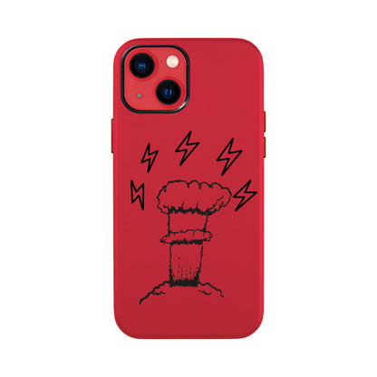 VOLCANIC-iPhone 13 Mini Leather Kılıf