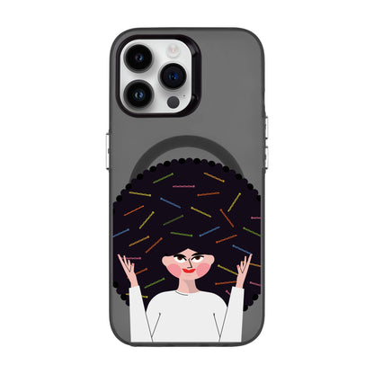 TANGLES OF HAPPINESS-iPhone 13 Pro Max Hold Kılıf MagSafe Özellikli