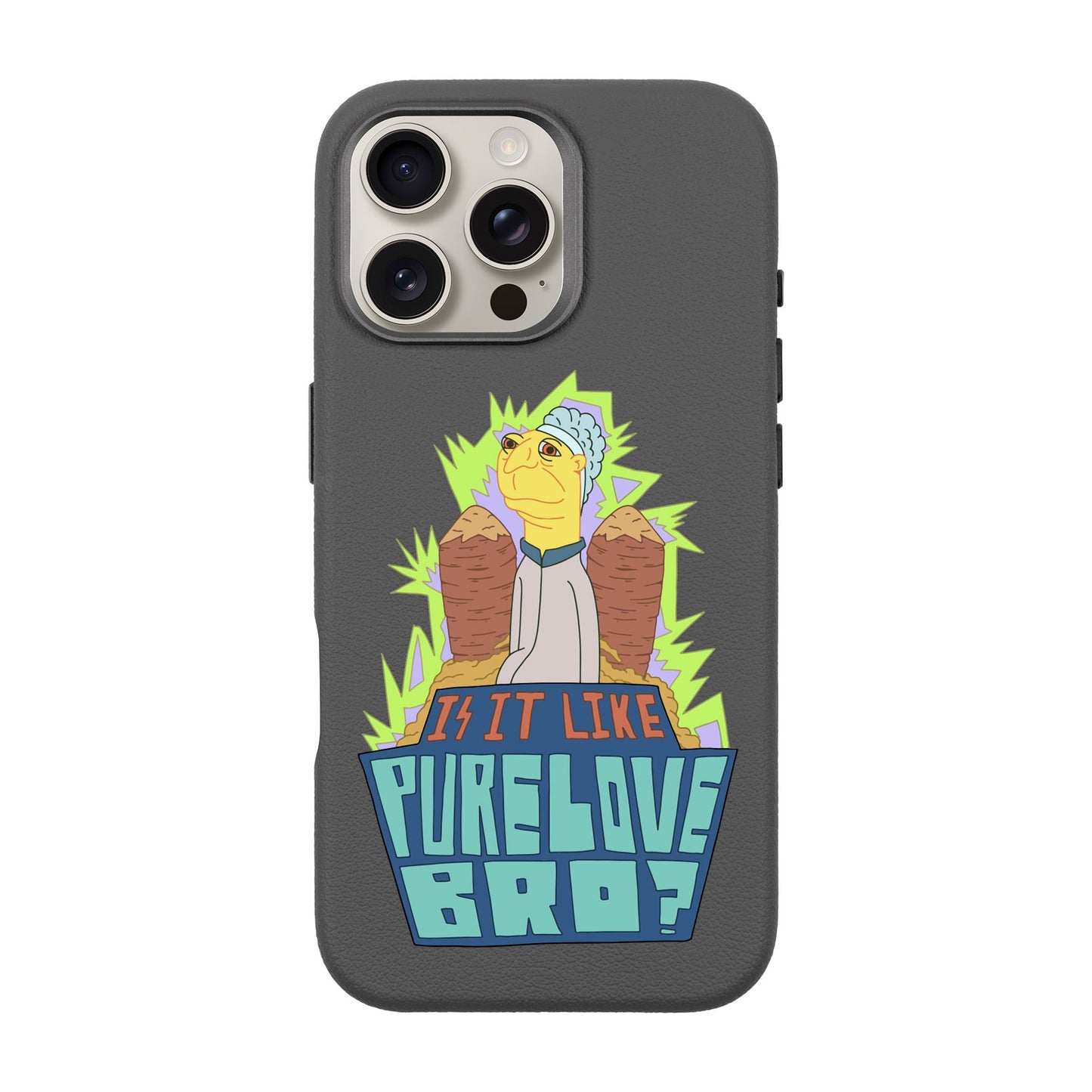 PURE LOVE-iPhone 16 Pro Max Leather Premium Kılıf MagSafe Özellikli
