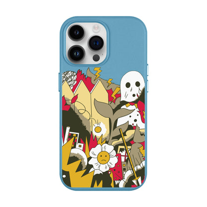EVERYTHING IS BURNING-iPhone 14 Pro Max Leather Kılıf MagSafe Özellikli