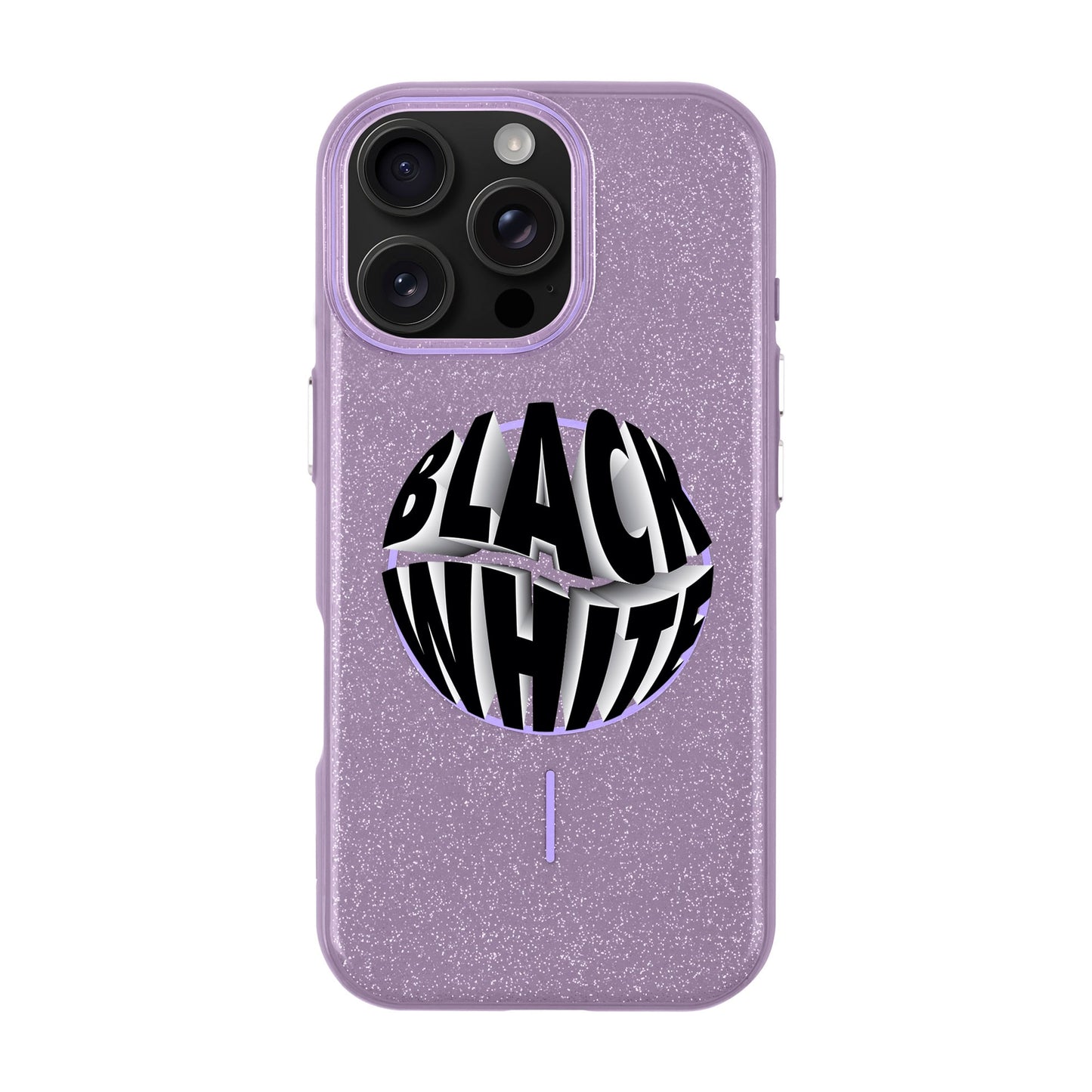 BLACK WHITE-iPhone 16 Pro Max Radiant Kılıf MagSafe Özellikli