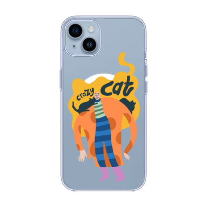 CRAZY CAT-iPhone 14 Plus Solid Kılıf MagSafe Özellikli